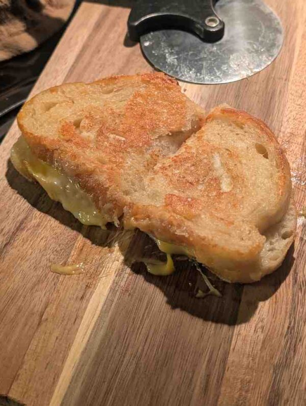 Grilled cheese sandwiches